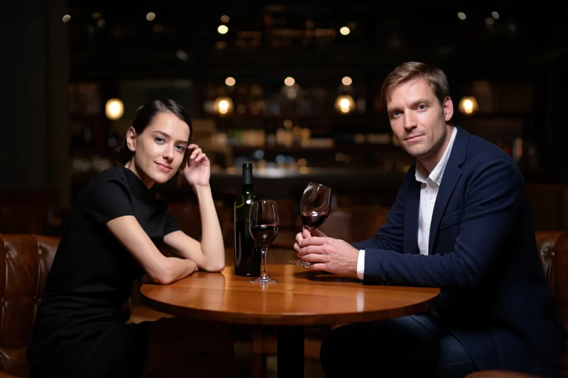 Decode her body language on the first date with subtle signals of attraction