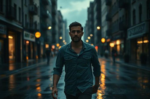 Confident man walking forward after rejection, symbolizing emotional growth